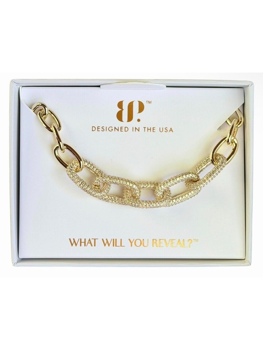 Bomb Party April 2026 Necklace "The Narina Necklace" on Yellow Gold NK49679